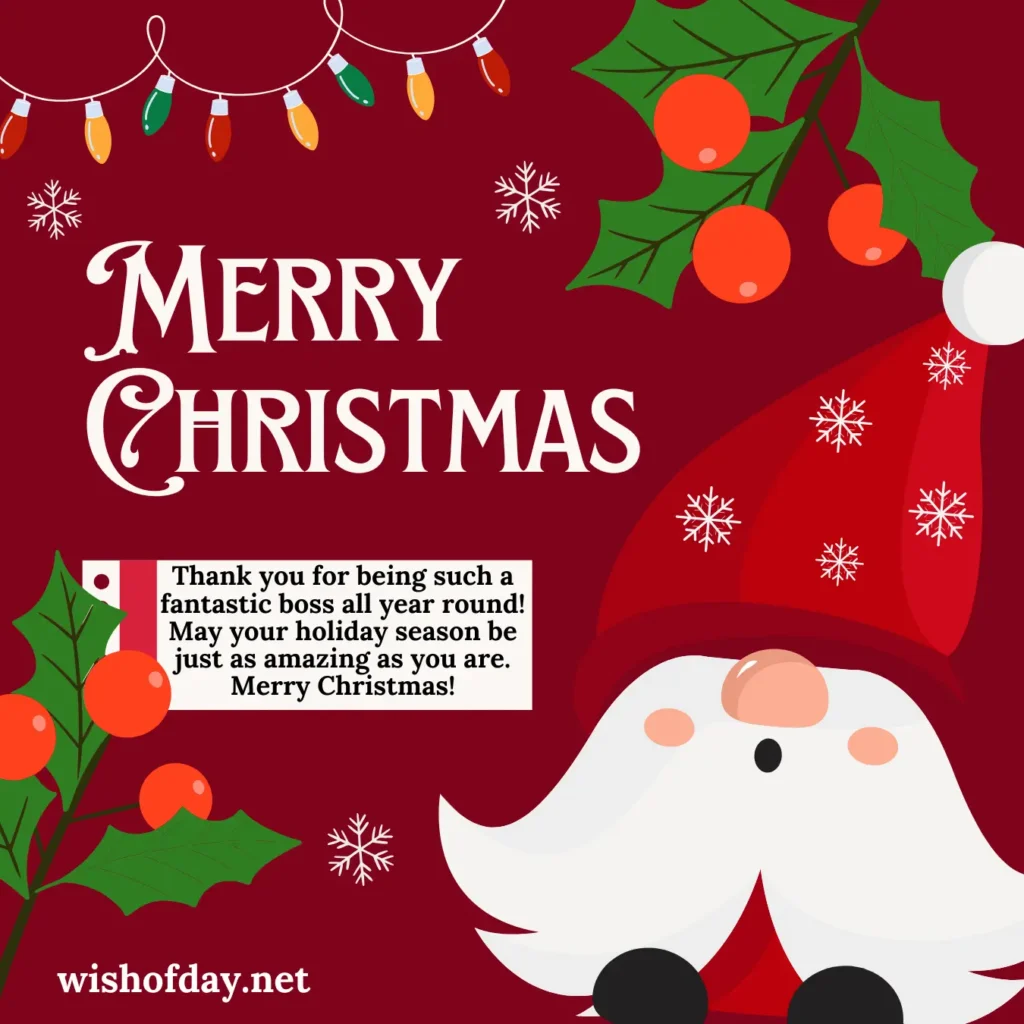 Christmas Wishes For Lady Boss