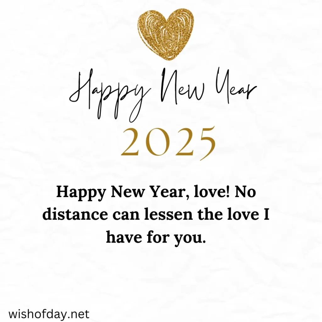 happy new year wishes for my love long distance
