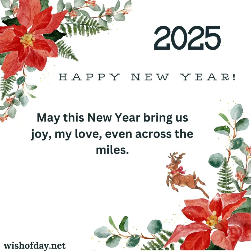 happy new year wishes for my love long distance