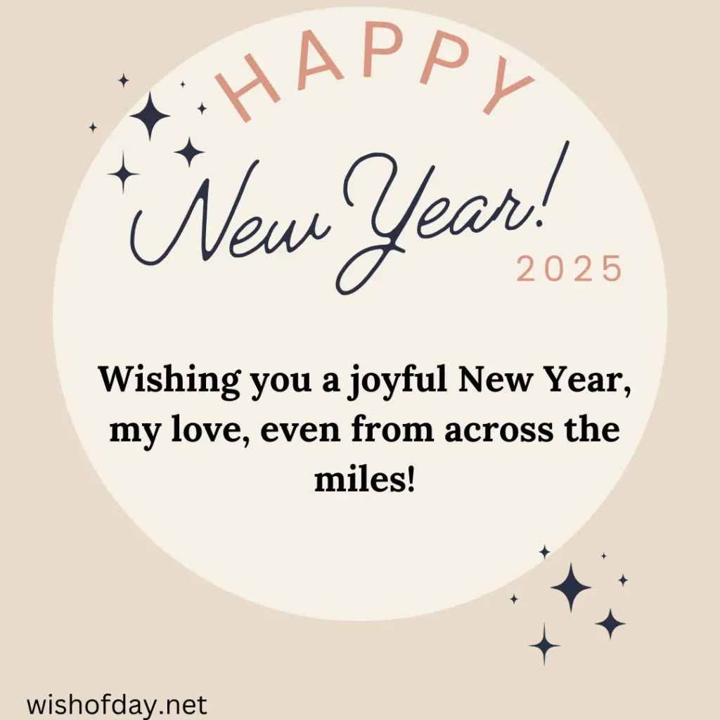 happy new year wishes for my love long distance