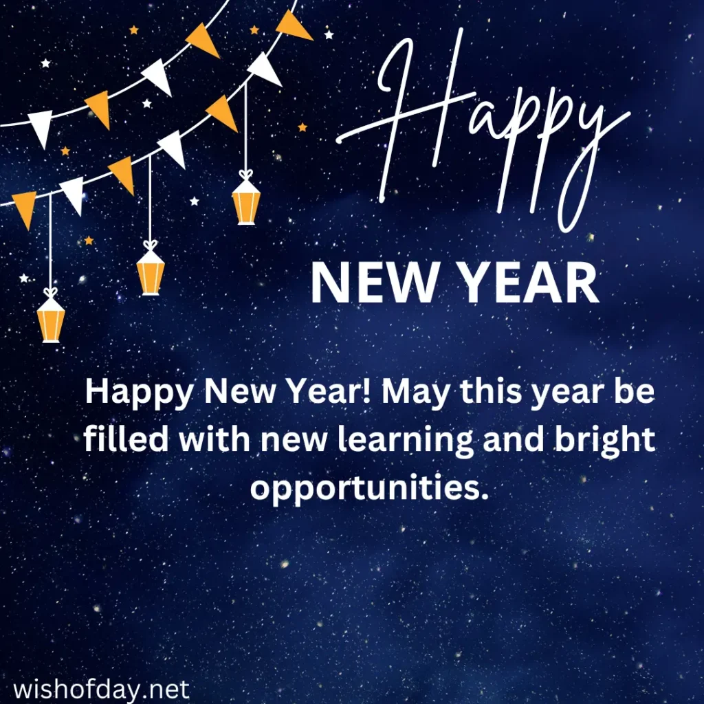 Happy New Year Wishes From School To Parents