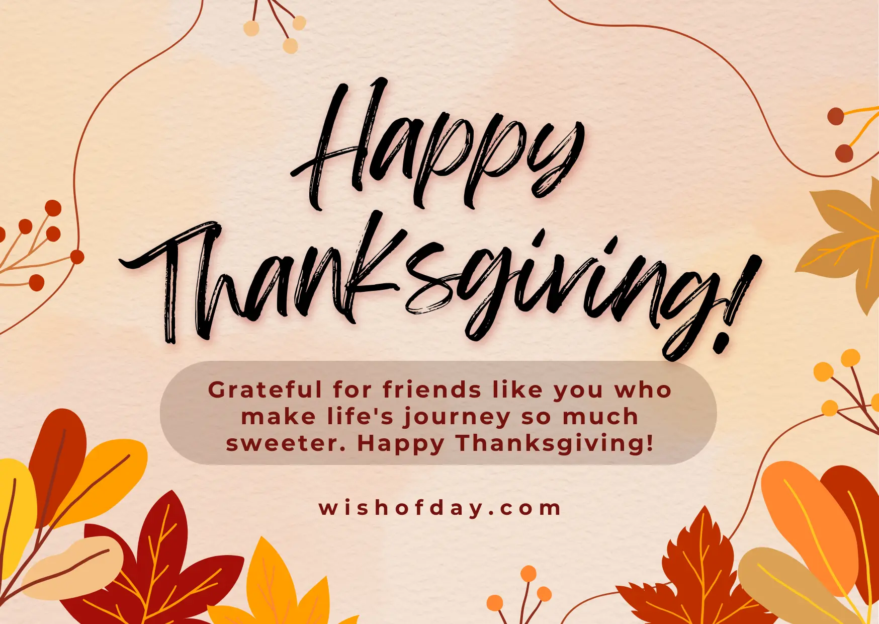 What to Write in a Thanksgiving Card to a Friend
