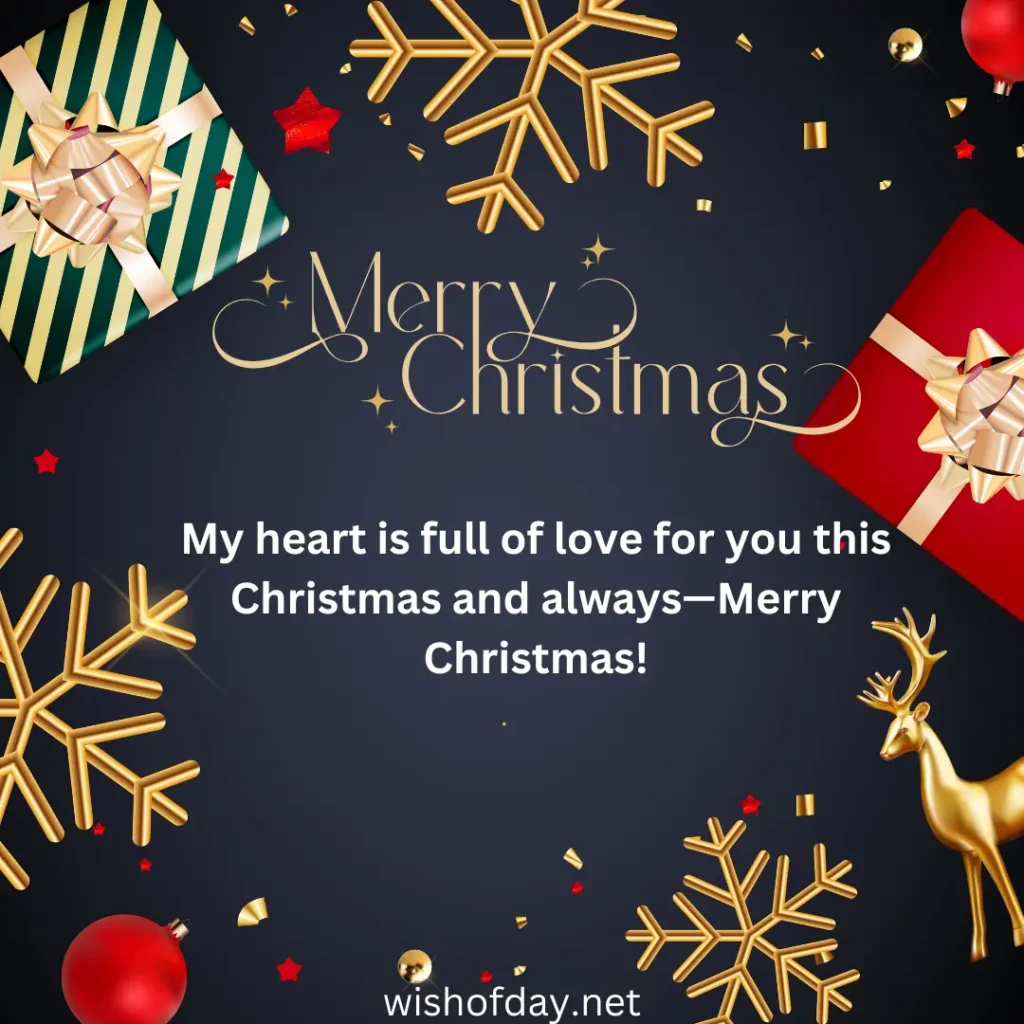 Christmas Message to Boyfriend