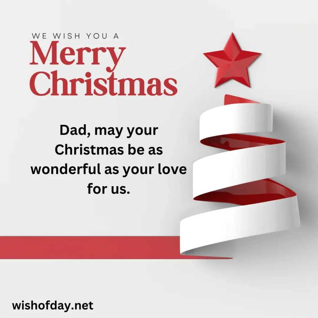 Merry Christmas Wishes for My Dad