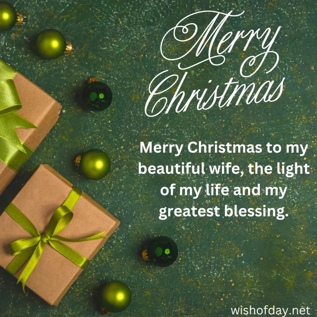 Merry Christmas to My Beautiful Wife Quotes