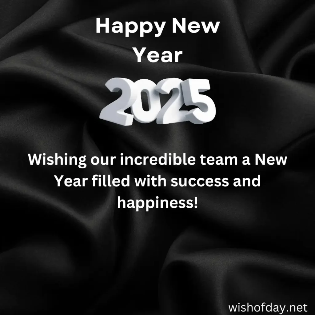 happy new year wishes to team